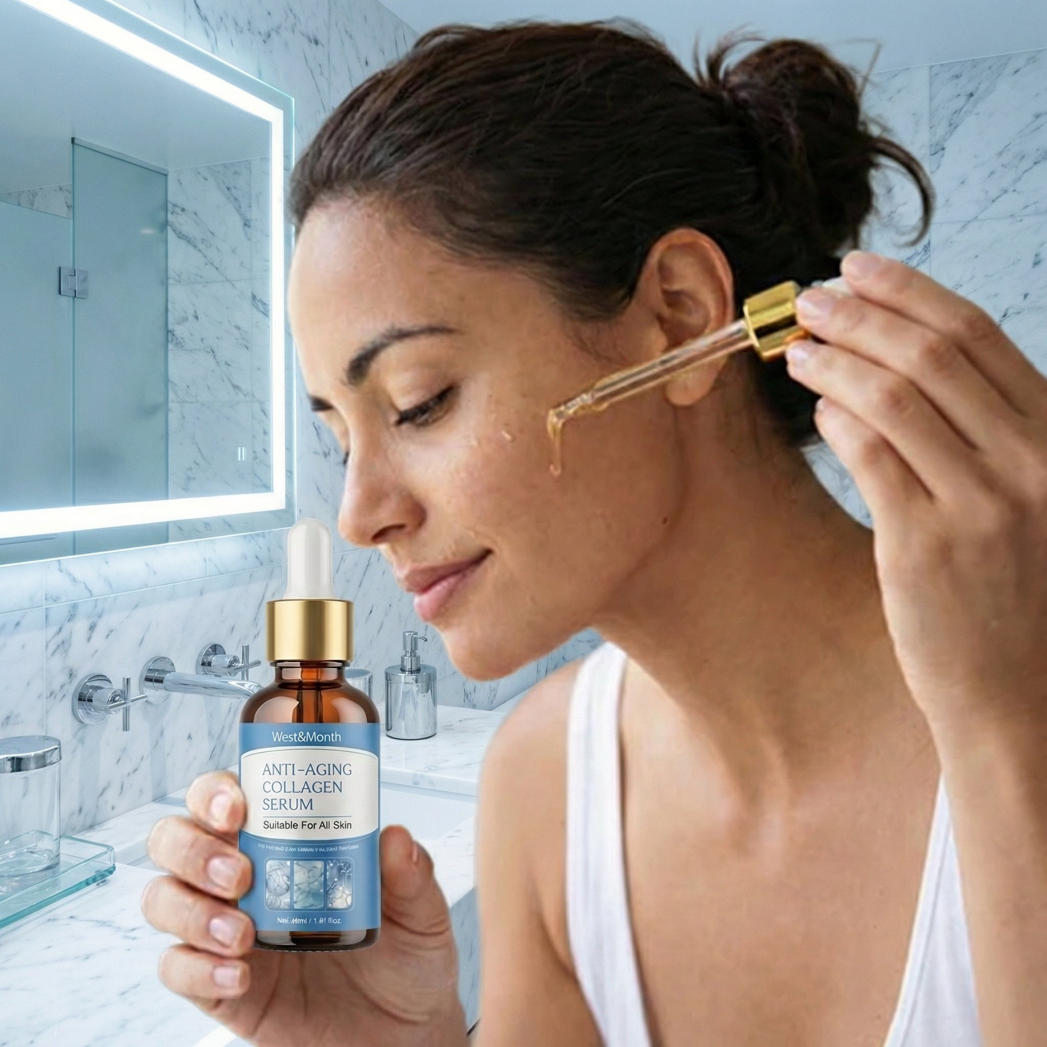 sérum visage au collagène