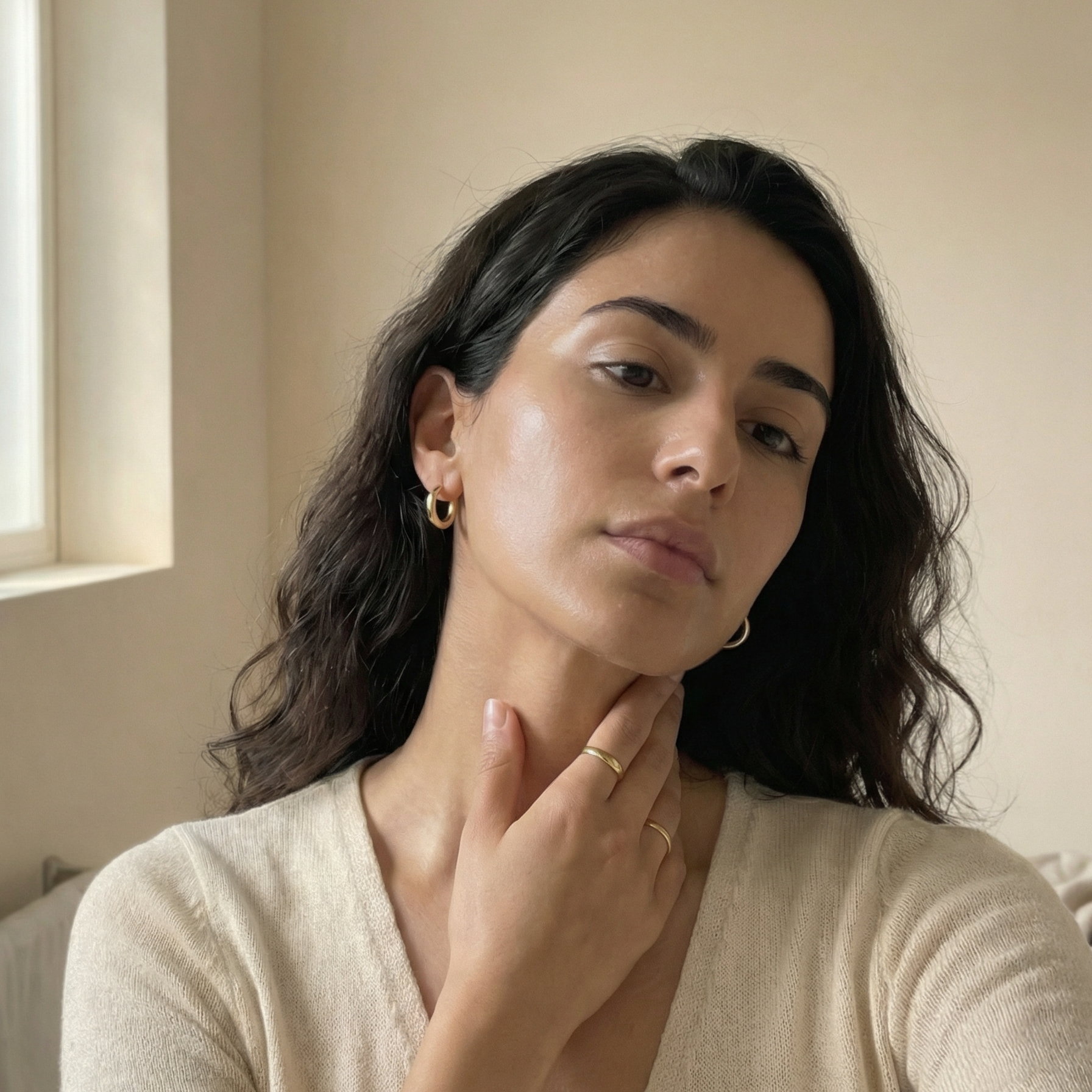 Crème raffermissante pour le cou